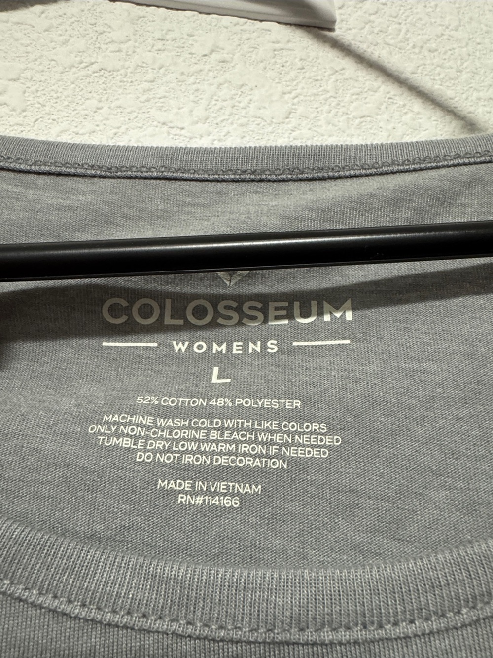 Colosseum Gray Florida State Tee with Gold & Garnet Logo - Picture 3 of 4